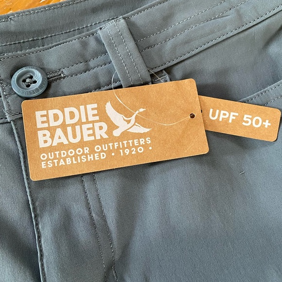 Eddie Bauer Rainer pants NWT Size 6 graphite straight leg mid rise - Picture 2 of 7